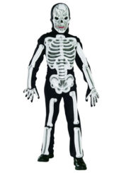 Kids Facepieceed Skeleton Costume