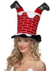 Adult Santa Stuck In Chimney Hat